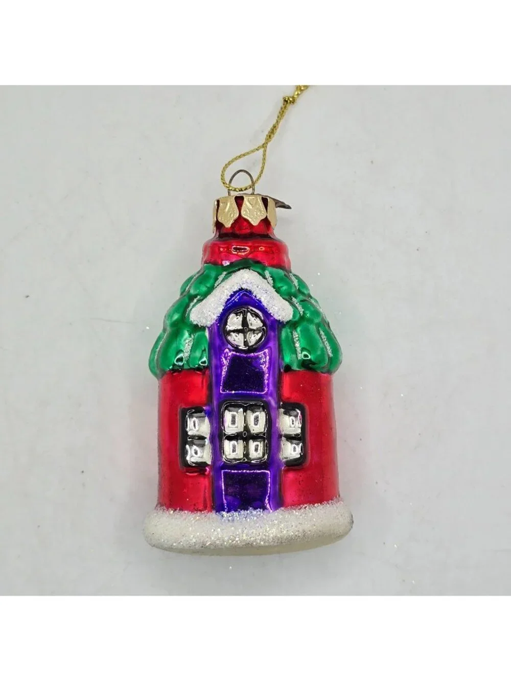 Christmas Ornament Glass Holiday House Thomas Pacconi Museum Series 2003 VTG